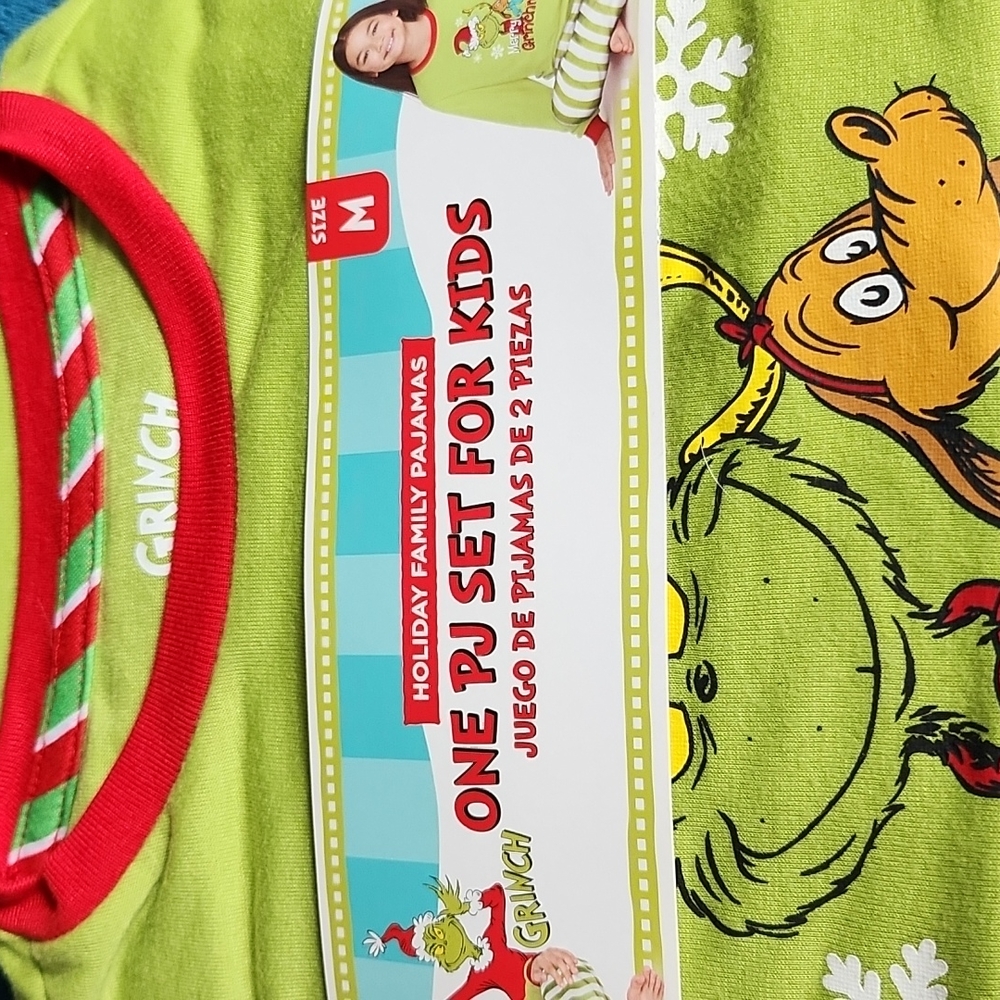 Grinch pj set for kids